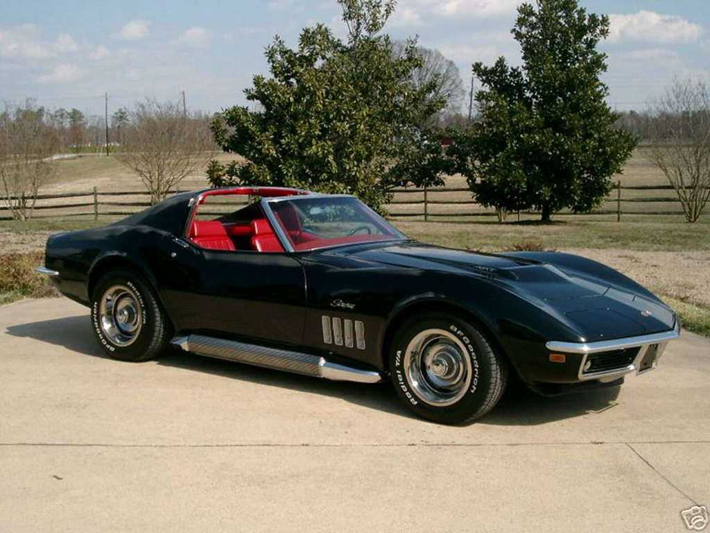 1969 Chevrolet Corvette L68 427 400hp Coupe Tuxedo Black