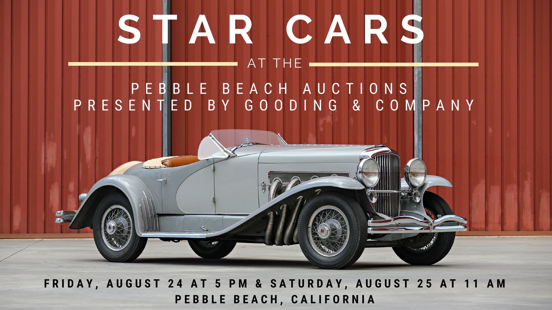 pebble beach star cars