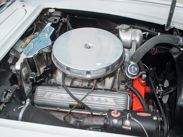 1962 White Corvette 340hp Engine