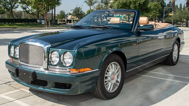 1999 green bentley azure coming 1 1