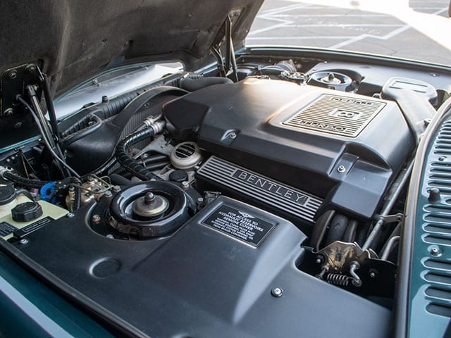 1999 green bentley azure engine 1