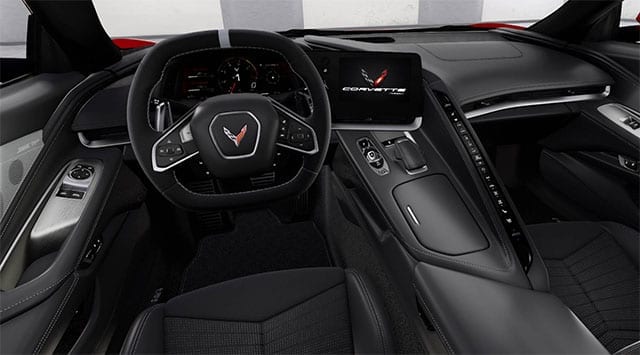 2008 red corvette coupe interior 1