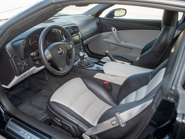 2008 black corvette indianapolis 500 pace car coupe 0583 interior 1