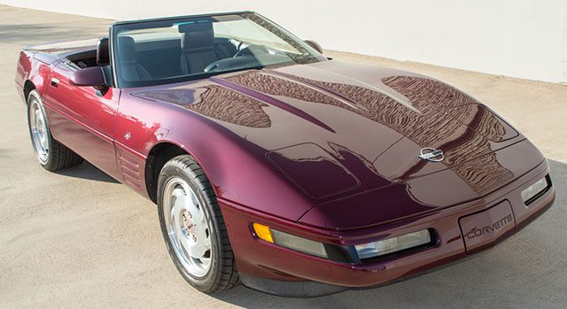 1993 ruby red 40th corvette convertible coming 1