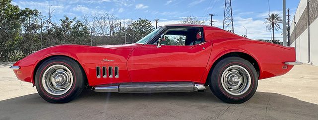1969 red corvette l89 coupe 1