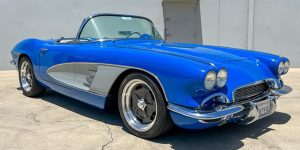 1961 blue corvette resto mod 1