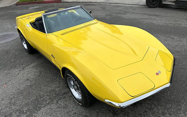 1970 yellow corvette convertible 1