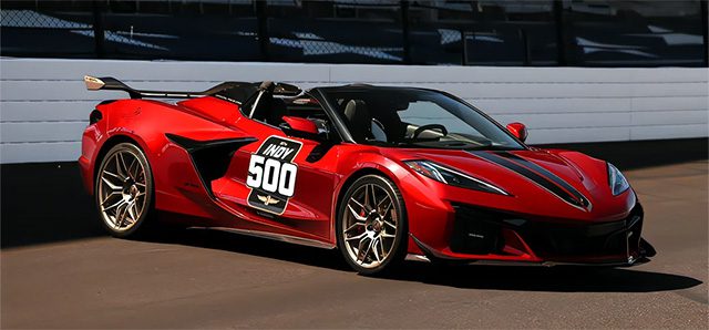 2023 c8 z06 convertible indy 500 pace car