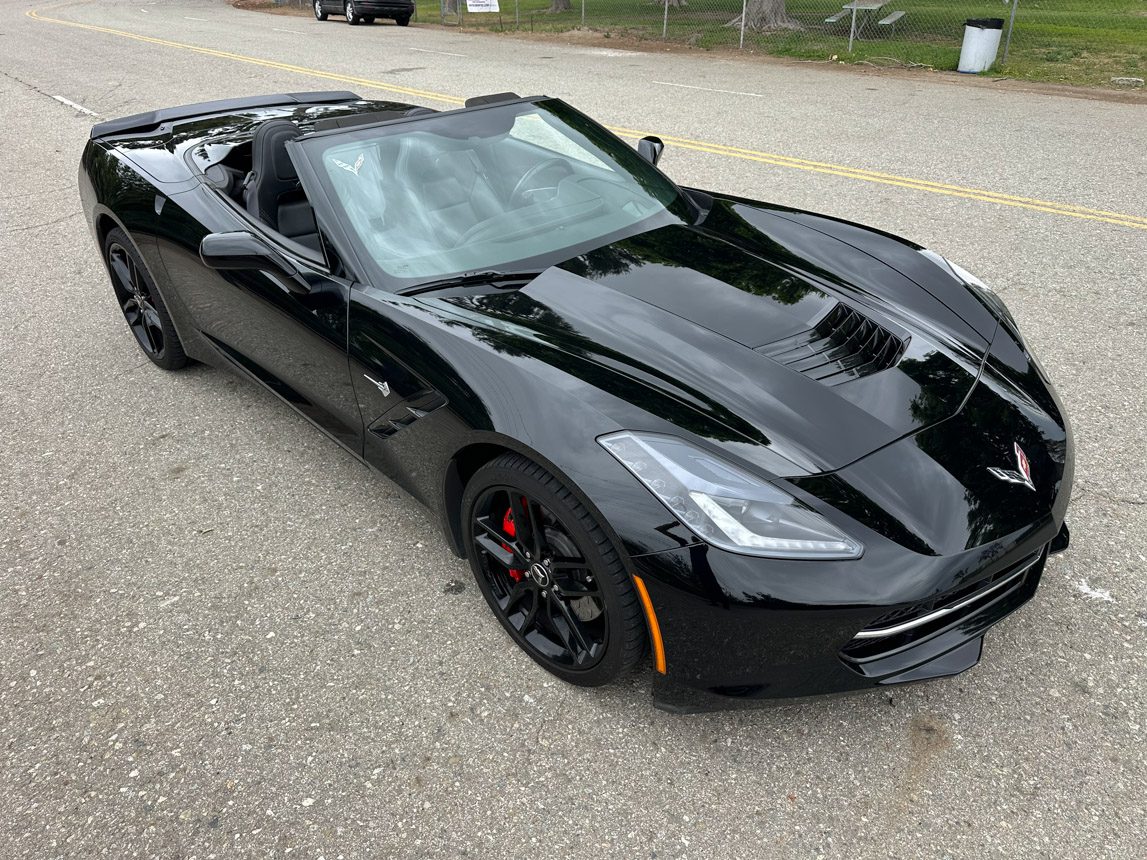 2014 Black Corvette Convertible 7404