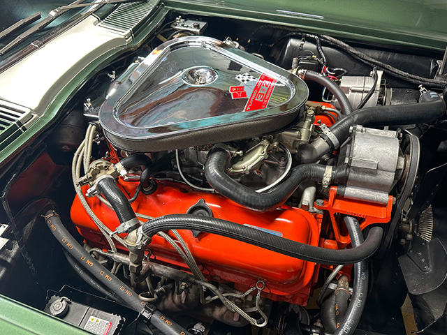 1967 Green L71 Corvette Coupe Engine