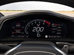 2027 C8 200 MPH Speedometer 2